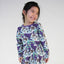 Long-sleeved blouse with winter landscape