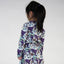 Long-sleeved blouse with winter landscape