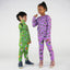 Long-sleeved top with ski motif