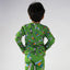 Long-sleeved top with ski motif