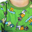 Long-sleeved top with ski motif