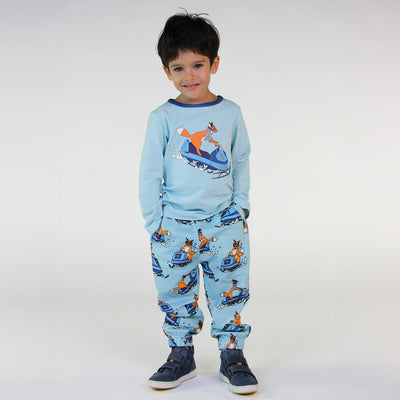 Long-sleeved snowmobile top