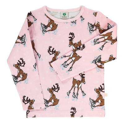 Long-sleeved reindeer top