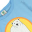 Long-sleeved blouse with polar bears