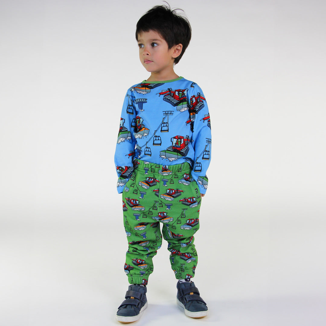Sweatpants with piste basher