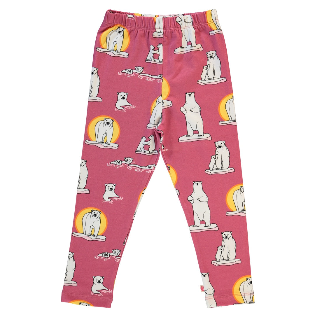 Kids' leggings with polar bears
