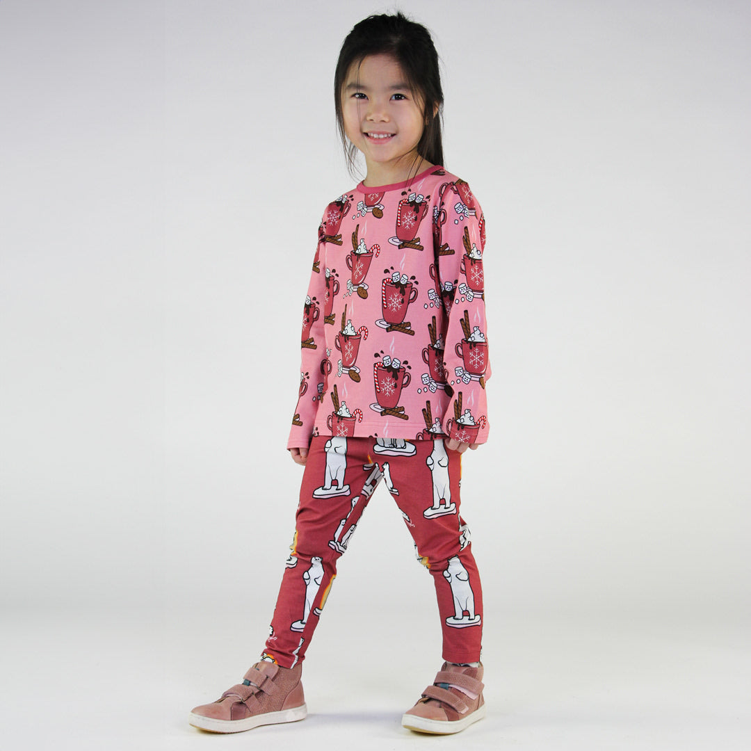 Kids' leggings with polar bears