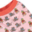 Baby leggings with rabbits on a sled