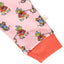 Baby leggings with rabbits on a sled