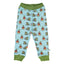 Baby leggings with rabbits on a sled