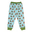 Baby leggings with rabbits on a sled