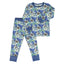 Pajamas with a winter wonderland print
