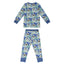 Pajamas with a winter wonderland print