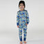 Pajamas with a winter wonderland print
