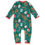 Long-sleeved all-in-one with Christmas decorations