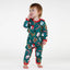 Long-sleeved all-in-one with Christmas decorations