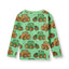 Long-sleeved shirt with tractors
