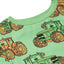 Long-sleeved shirt with tractors
