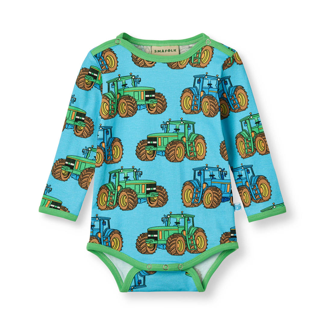 Long-sleeved tractor bodysuit