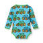 Long-sleeved tractor bodysuit