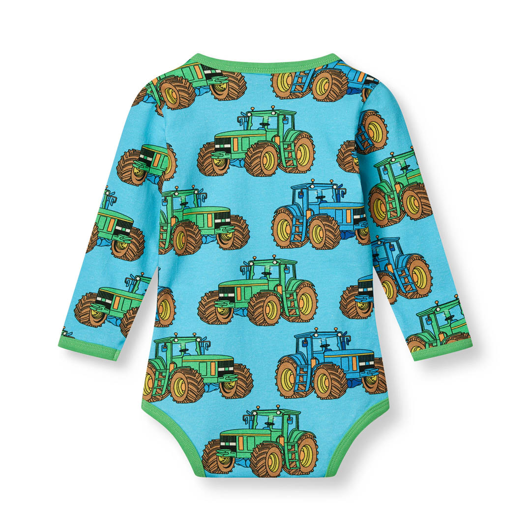 Long-sleeved tractor bodysuit