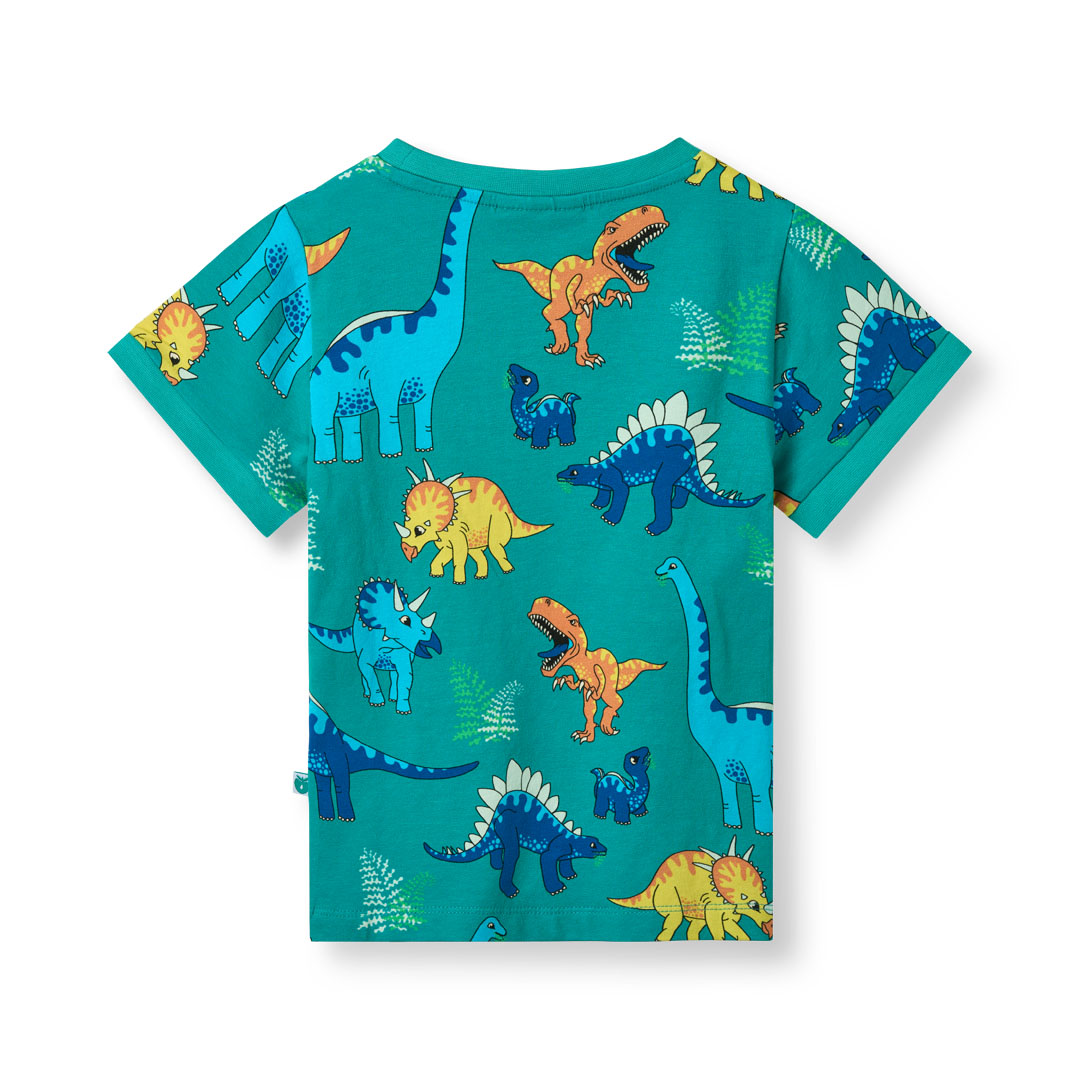 T-shirt med dinosaurer