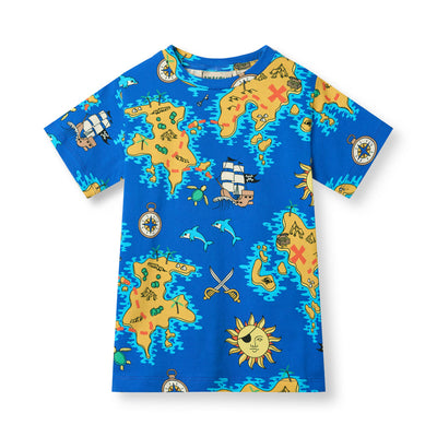 T-shirt med piratkort