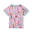 T-shirt med havfruer og delfiner