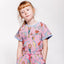 T-shirt med havfruer og delfiner