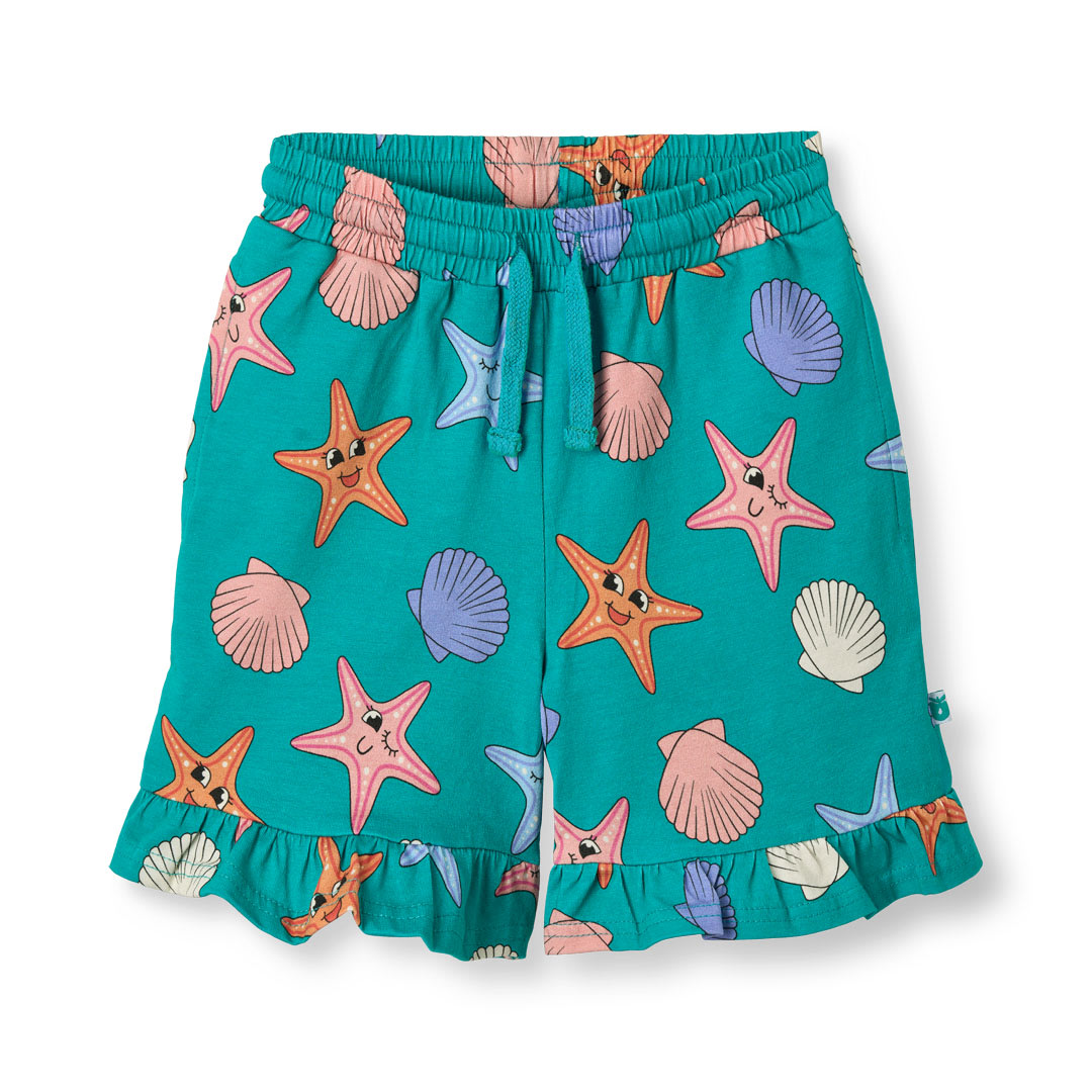Starfish print shorts