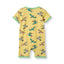 Short-sleeved parrot jumpsuit