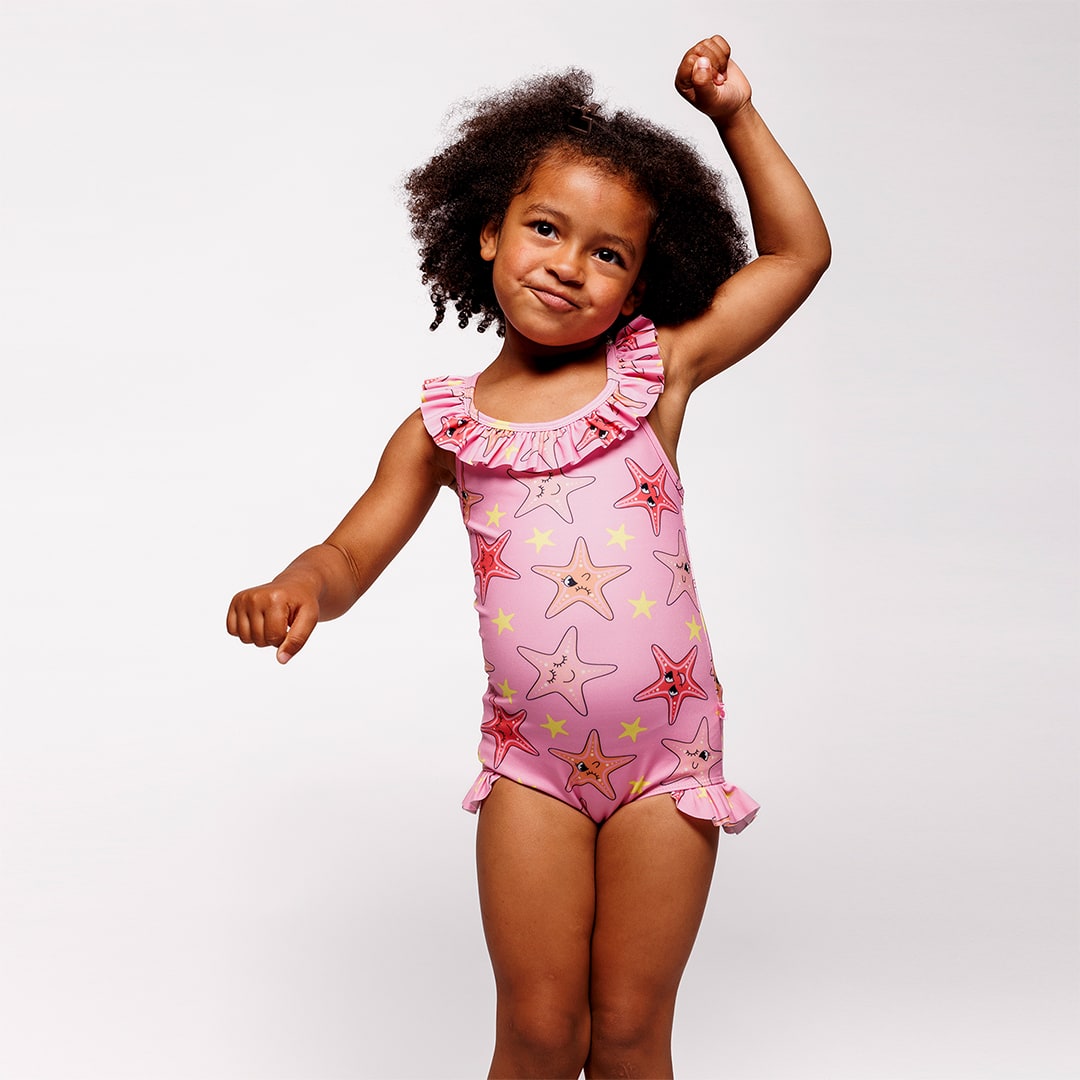 UV50 swimsuit with starfish