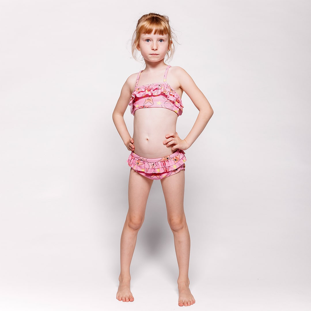 UV50 bikini med søstjerner