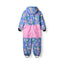 Kids' snowsuit with birds and flowers