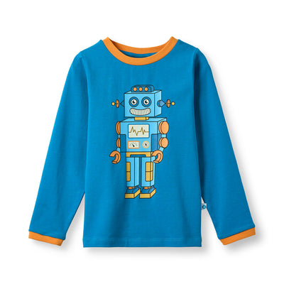 Elstar long-sleeved blouse with robot