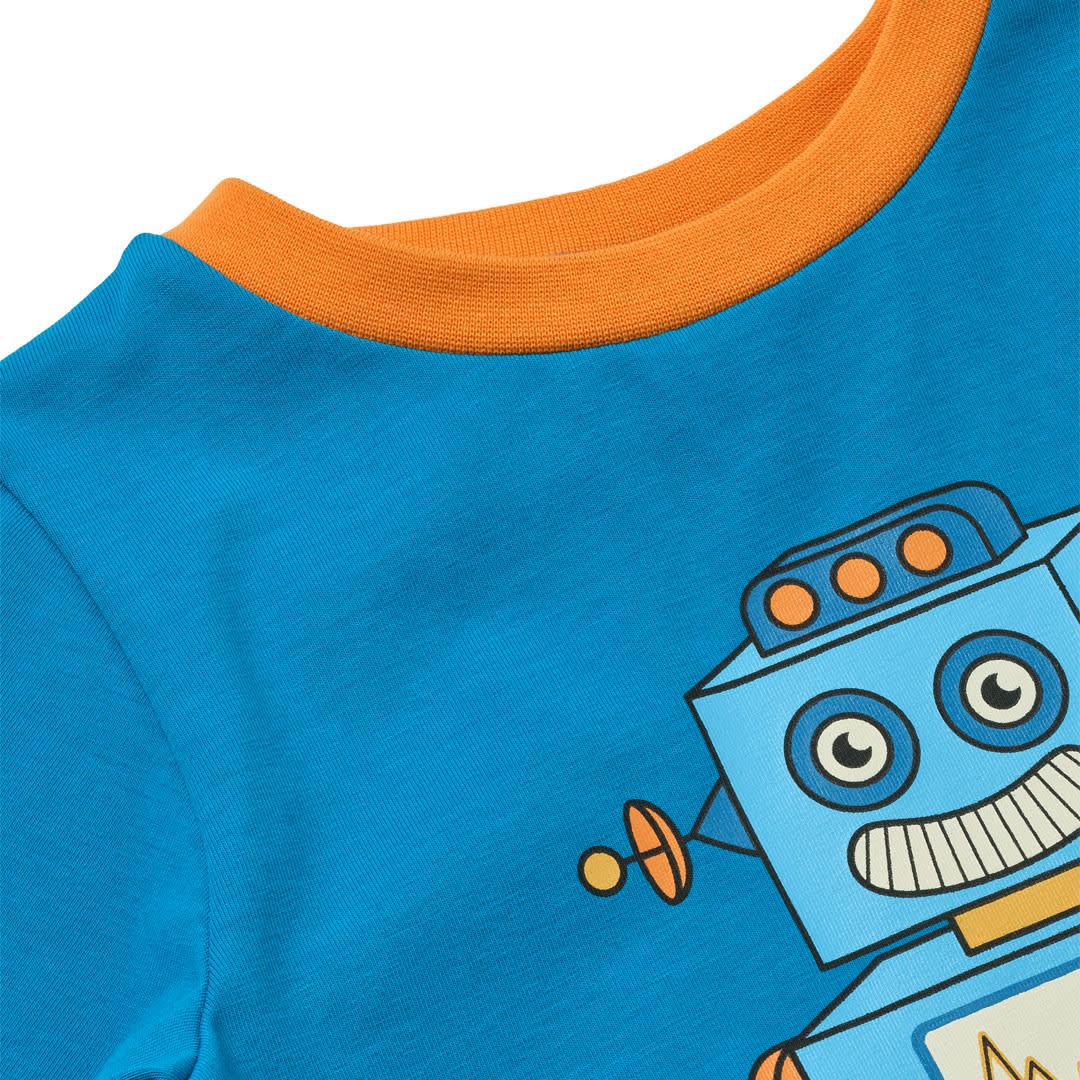 Elstar long-sleeved blouse with robot