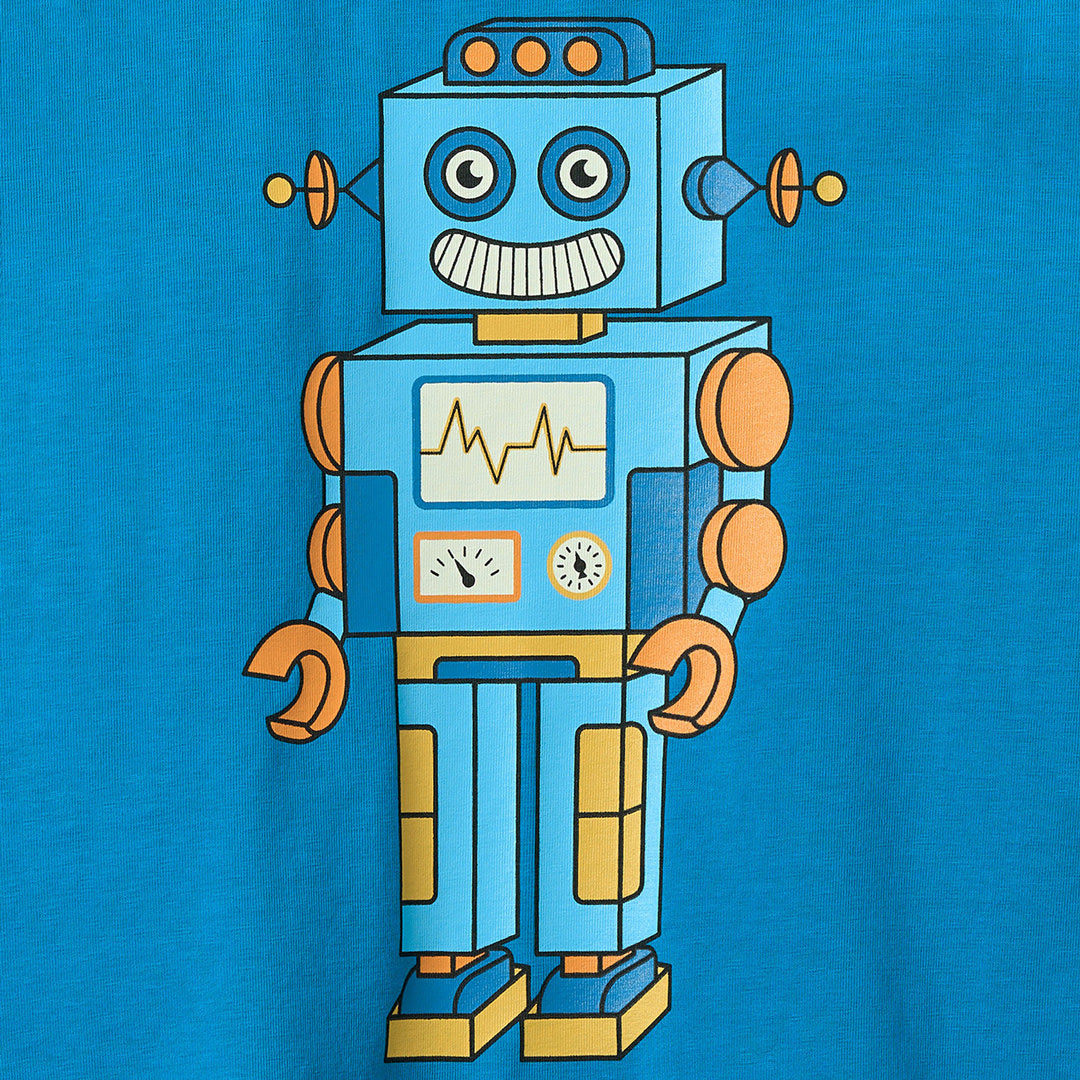 Elstar long-sleeved blouse with robot