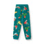 Grønne sweatpants med motiv
