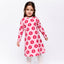 Gown with apples