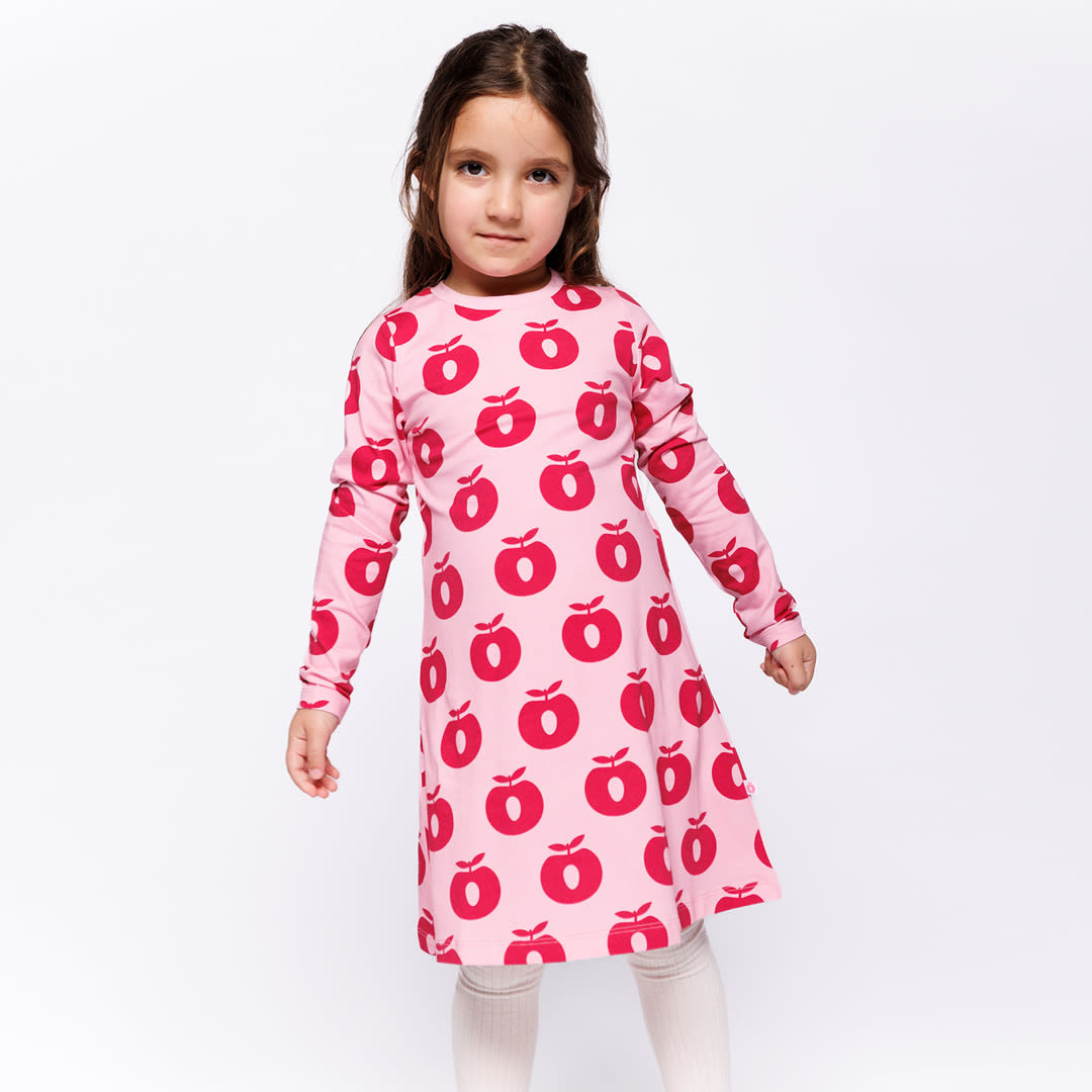 Gown with apples