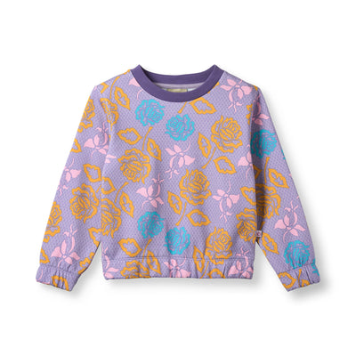 Yapeen sweatshirt med roser
