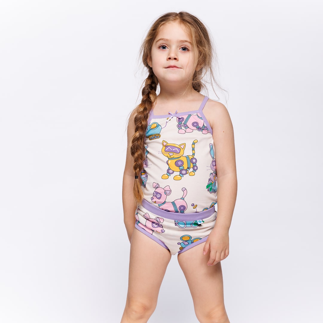 Elstar Underwear Set with Robot Pet