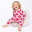 Ulm long-sleeved bodysuit with apples