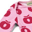 Ulm long-sleeved bodysuit with apples