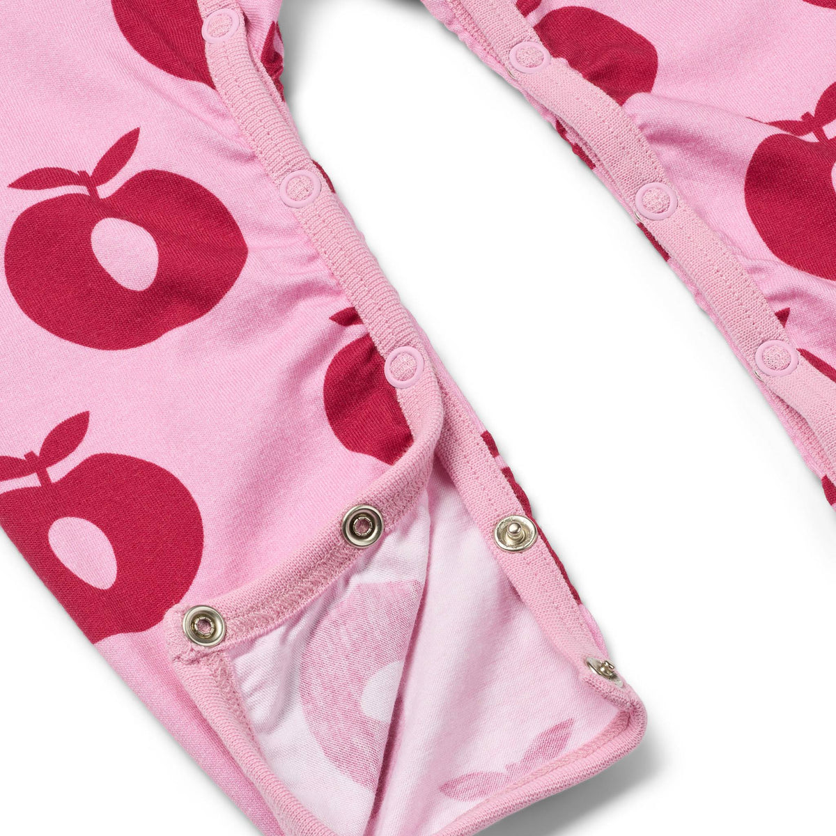 Ulm long-sleeved bodysuit with apples