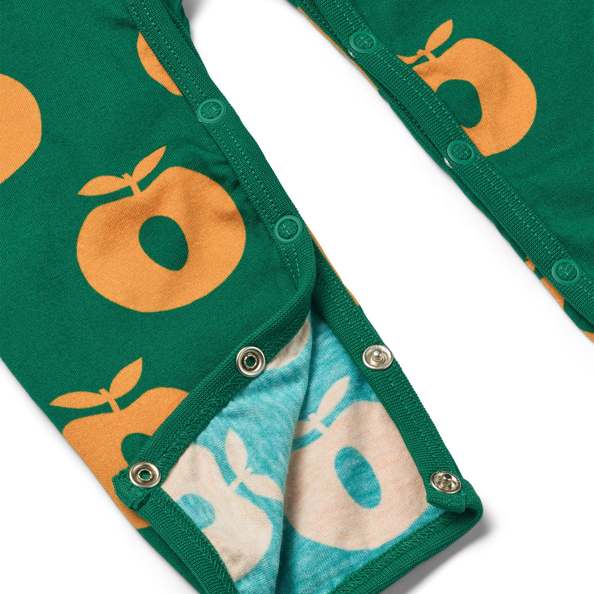 Ulm long-sleeved bodysuit with apples