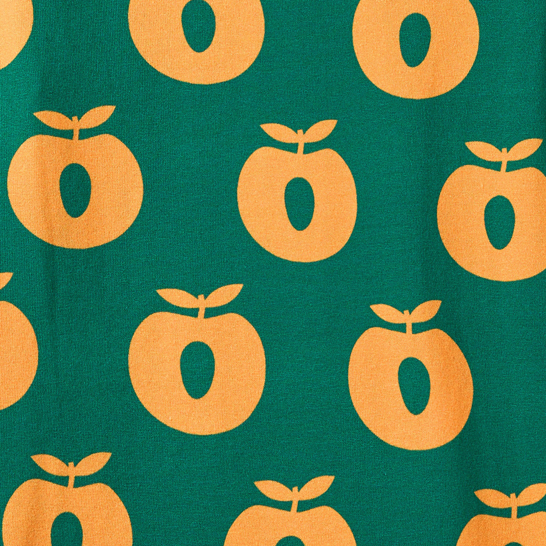 Ulm long-sleeved bodysuit with apples