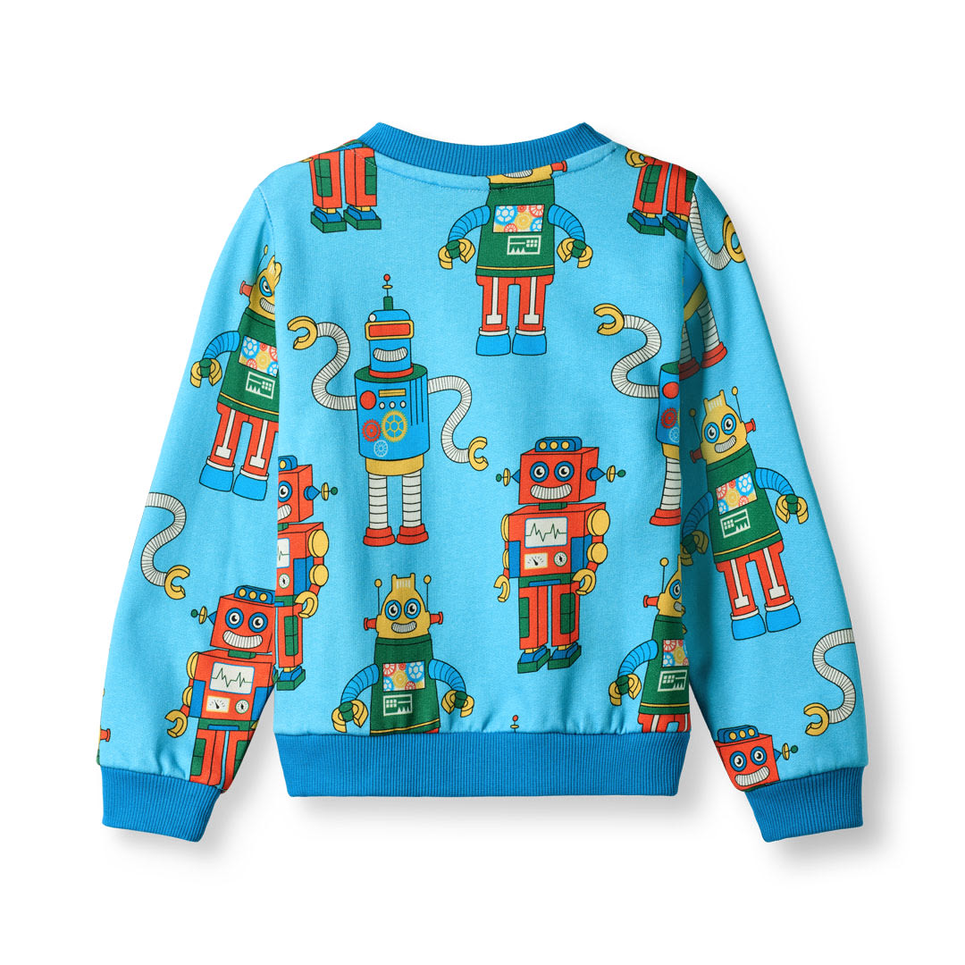 Dayton sweatshirt med robotter