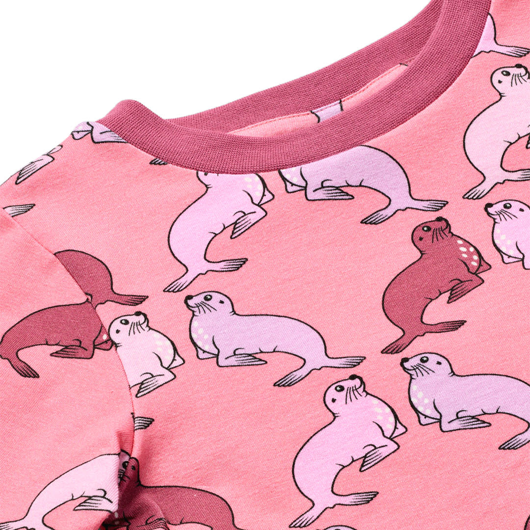 Elstar long-sleeved blouse with sea lions