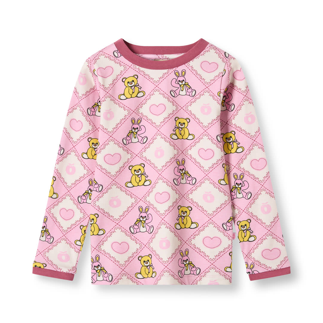 Elstar langærmet bluse med bamser